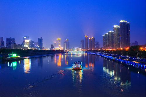 宁波旅行网；宁波旅行景点；汉雅三江夜游.jpg